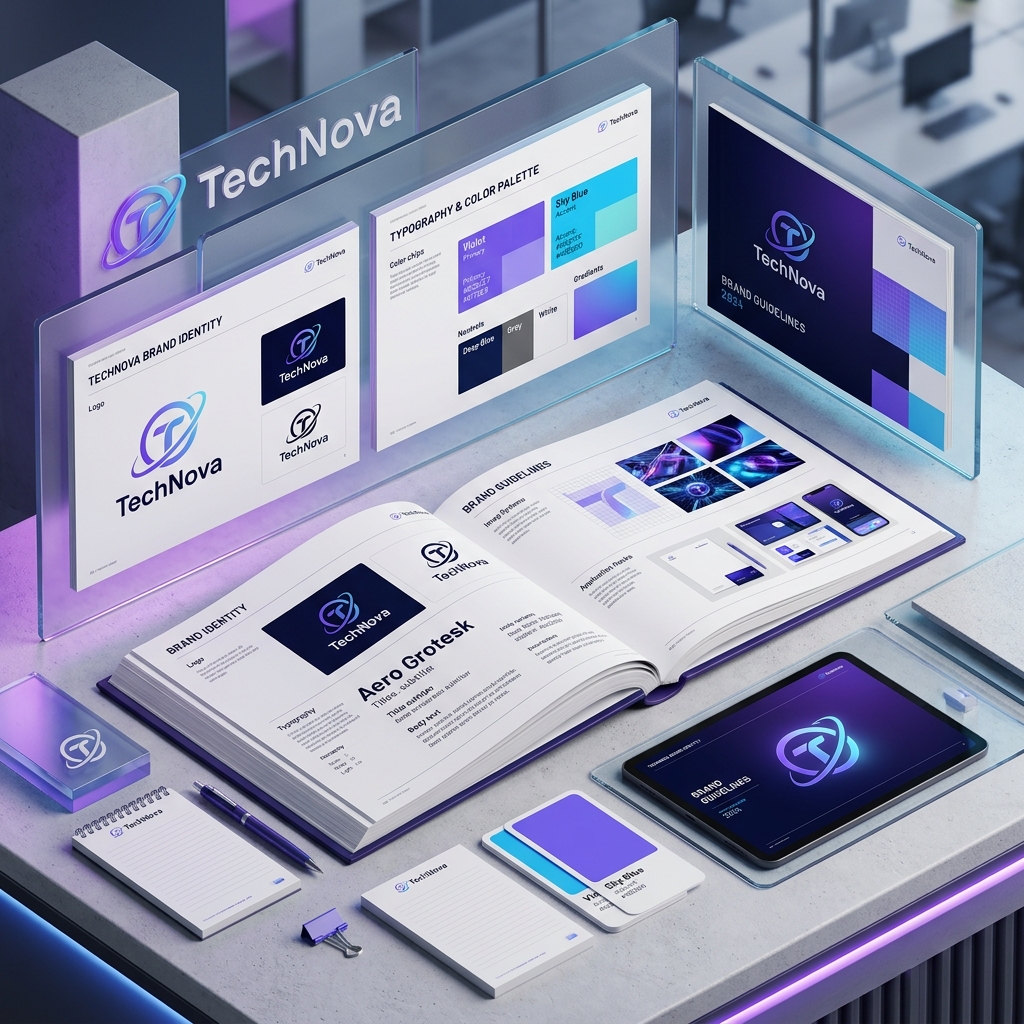 SaaS Conversion Campaign guidelines mockup